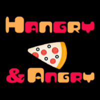 Hangry And Angry Pizza Funny S 1 Legging | Artistshot