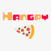 Hangry And Angry Pizza Funny S 2 1 Ladies Fitted T-shirt | Artistshot