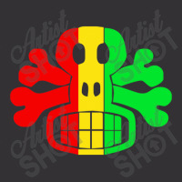 Rasta Skull And Crossbones Vintage Short | Artistshot