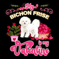 Mom T  Shirt My Bichon Frise Is My Valentine   Dog Lover Gifts For Dog Men's Long Sleeve Pajama Set | Artistshot