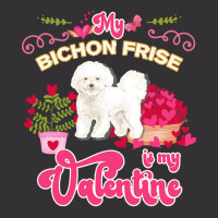 Mom T  Shirt My Bichon Frise Is My Valentine   Dog Lover Gifts For Dog Vintage Short | Artistshot