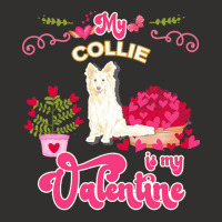 Mom T  Shirt My White Collie Is My Valentine   Dog Lover Gifts For Dog Champion Hoodie | Artistshot