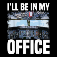 Mens Funny Airplane Pilot I'll Be In My Office Air Youth Zipper Hoodie | Artistshot