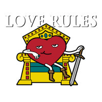 Love Rules V-neck Tee | Artistshot