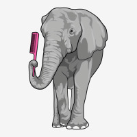 Elephant As Hairdresser With Comb 80s Adjustable Cap | Artistshot