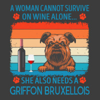 Griffon Bruxellois T  Shirt A Woman Cannot Survive On Wine Alone She A Men's Polo Shirt | Artistshot