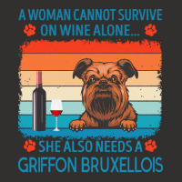 Griffon Bruxellois T  Shirt A Woman Cannot Survive On Wine Alone She A Champion Hoodie | Artistshot