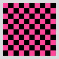 Black And Pink Checkerboard Pattern Women's Triblend Scoop T-shirt | Artistshot