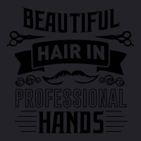 Beautiful Hair In Professional Hands Quote Unisex Sherpa-lined Denim Jacket | Artistshot