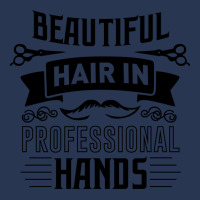 Beautiful Hair In Professional Hands Quote Men Denim Jacket | Artistshot