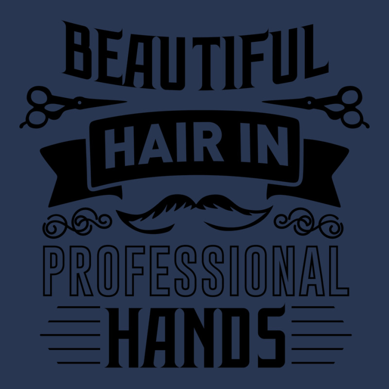 Beautiful Hair In Professional Hands Quote Men Denim Jacket | Artistshot