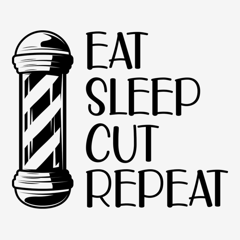 Barber Eat Sleep Cut Repeat Adjustable Cap | Artistshot