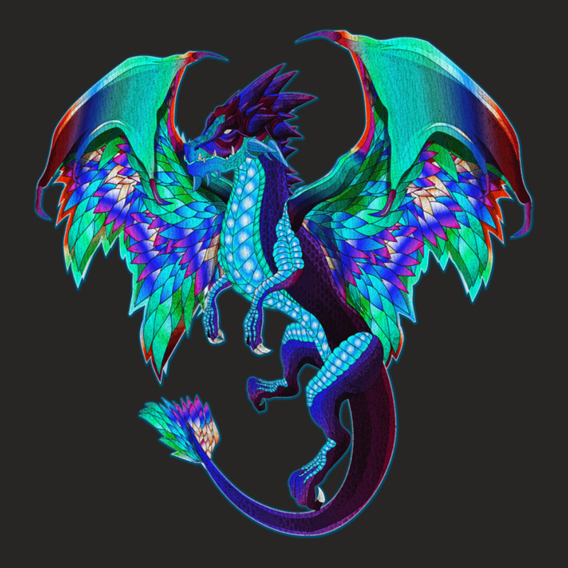 Imagine You Are A Fire Breathing Dragon With Wings Ladies Fitted T-Shirt by holden | Artistshot