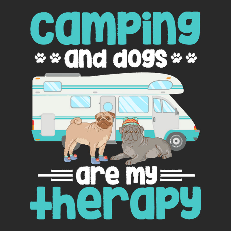 Therapy Apparel Apparel T  Shirt Camping And Dogs Are My Therapy T  Sh Toddler T-shirt by corrinebeer640 | Artistshot