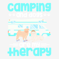 Therapy Apparel Apparel T  Shirt Camping And Dogs Are My Therapy T  Sh Youth 3/4 Sleeve | Artistshot