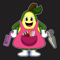 Avocado As Hairdresser With Scissors Comb Funny T-shirt | Artistshot