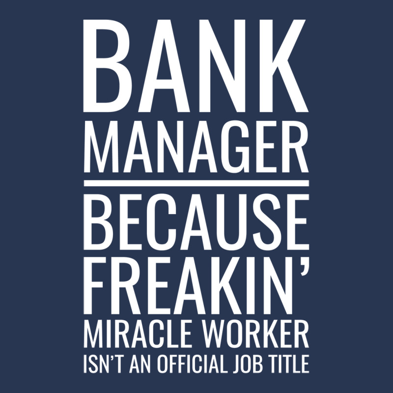 Bank Manager Because Freakin Miracle Worker Isnt A Ladies Denim Jacket by miletajunpei4 | Artistshot