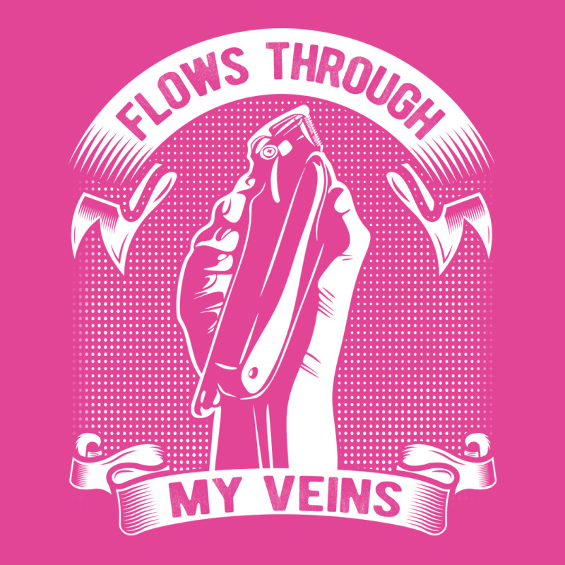 Flows Through My Veins Hair Cutting Barber Men Gif T-shirt | Artistshot