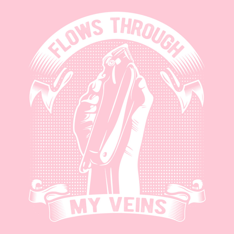 Flows Through My Veins Hair Cutting Barber Men Gif Graphic T-shirt | Artistshot