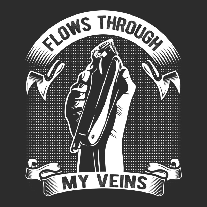 Flows Through My Veins Hair Cutting Barber Men Gif Exclusive T-shirt | Artistshot