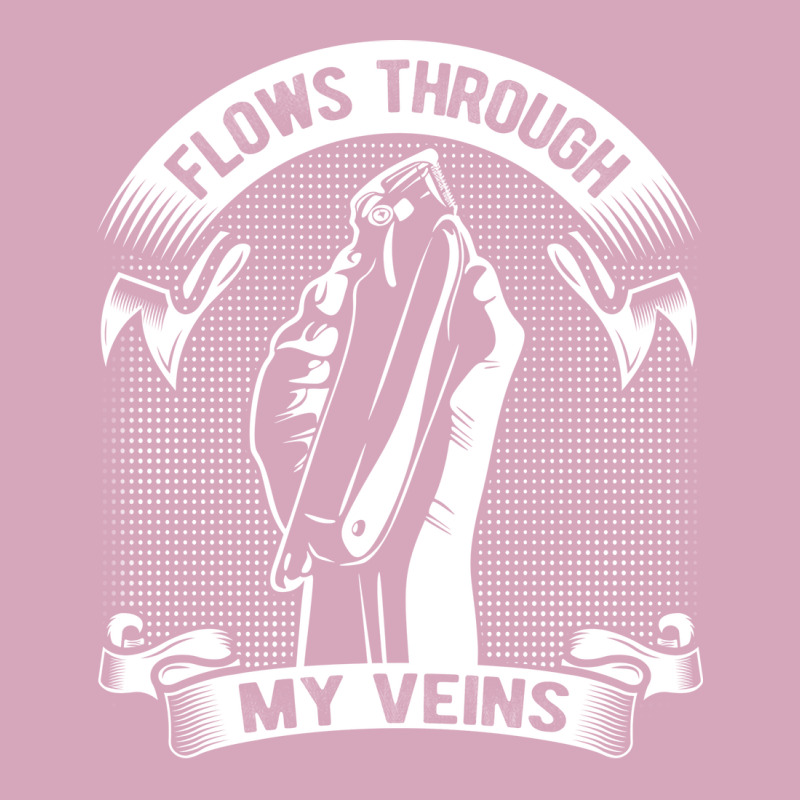 Flows Through My Veins Hair Cutting Barber Men Gif Classic T-shirt | Artistshot