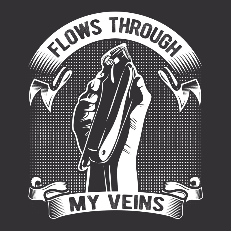 Flows Through My Veins Hair Cutting Barber Men Gif Vintage Short | Artistshot