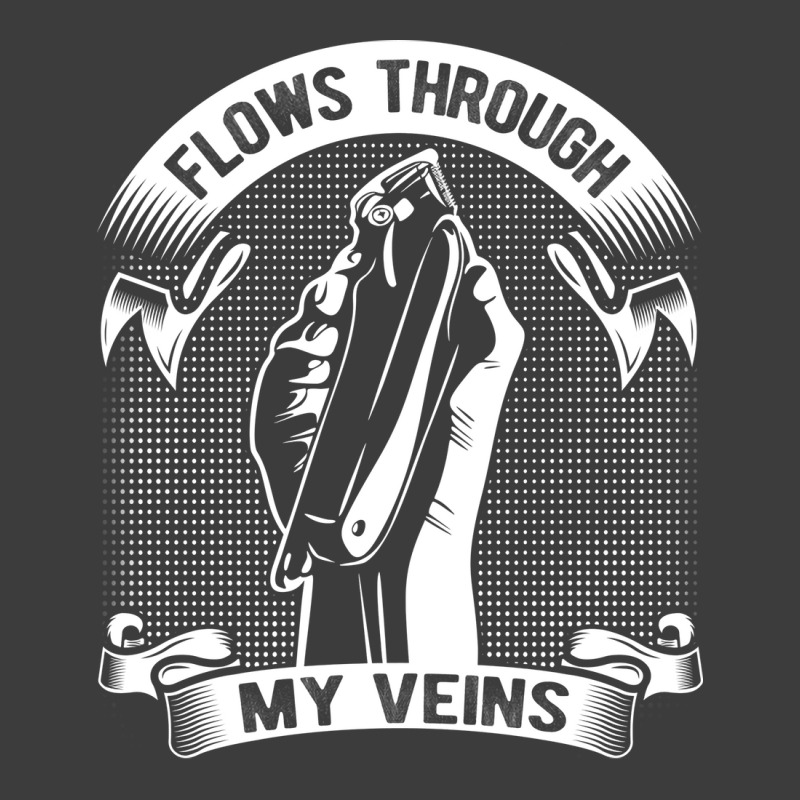 Flows Through My Veins Hair Cutting Barber Men Gif Men's Polo Shirt | Artistshot