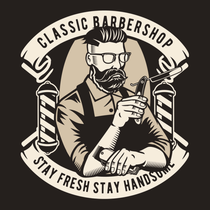 Barbershop Barber Hairstyler Trending Tank Top by niventriskao | Artistshot