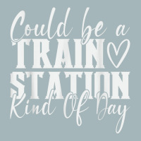 Could Be A Train Station Kinda Day T Shirt Unisex Sherpa-lined Denim Jacket | Artistshot