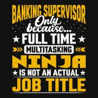 Banking Supervisor Job Title Funny Banking Directo Scorecard Crop Tee | Artistshot