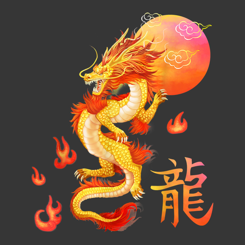 Asian Dragon And Sun, Oriental Chinese Art, Orange Toddler Hoodie | Artistshot