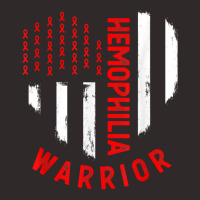 Hemophilia Awareness Red Ribbon Us Flag Hemophilia Racerback Tank | Artistshot