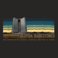 Georgia Guidestones   Depopulation Written In Ston Ladies Fitted T-shirt | Artistshot