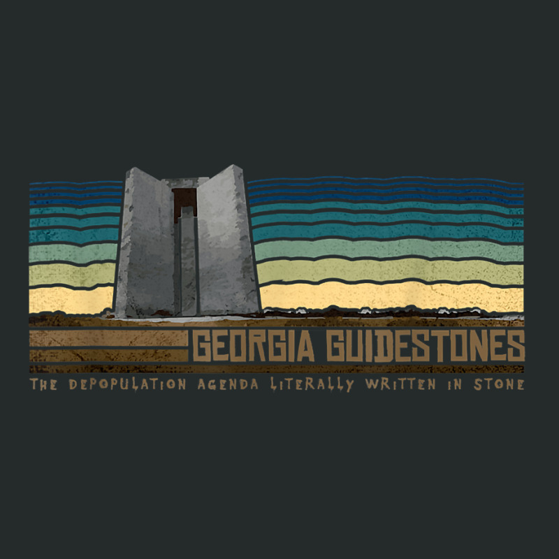 Georgia Guidestones   Depopulation Written In Ston Women's Triblend Scoop T-shirt by lacavaps | Artistshot