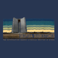 Georgia Guidestones   Depopulation Written In Ston Ladies Denim Jacket | Artistshot