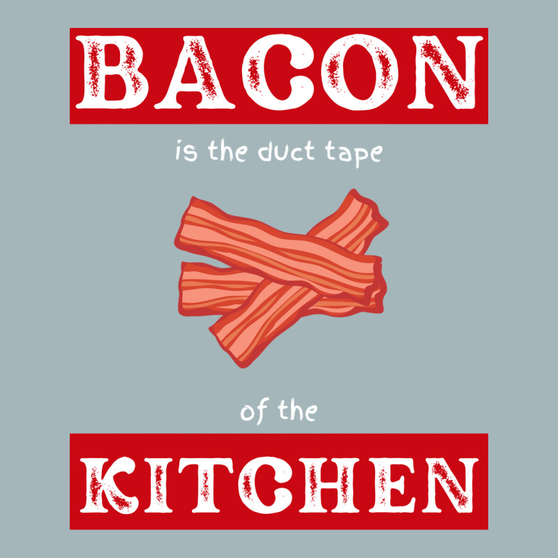 Bacon Is The Duct Tape Of The Kitchen Funny Bbq De Unisex Sherpa-Lined Denim Jacket by strosesimonsf | Artistshot