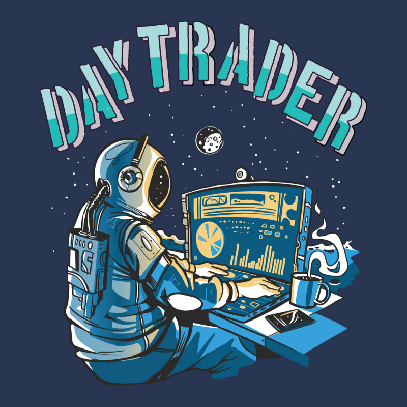 Day Trader Astronaut In Space Girl Men Denim Jacket by elcepobatship | Artistshot