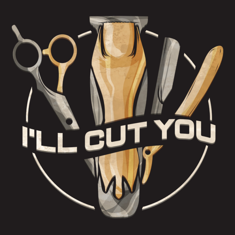 Hairdresser Ill Cut You Barber Hairstylist Music Waist Apron | Artistshot