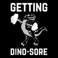 Getting Dino Sore Funny T Rex Dinosaur Workout Tan Adjustable Cap | Artistshot