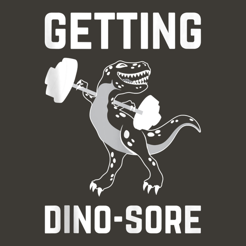 Getting Dino Sore Funny T Rex Dinosaur Workout Tan Bucket Hat | Artistshot