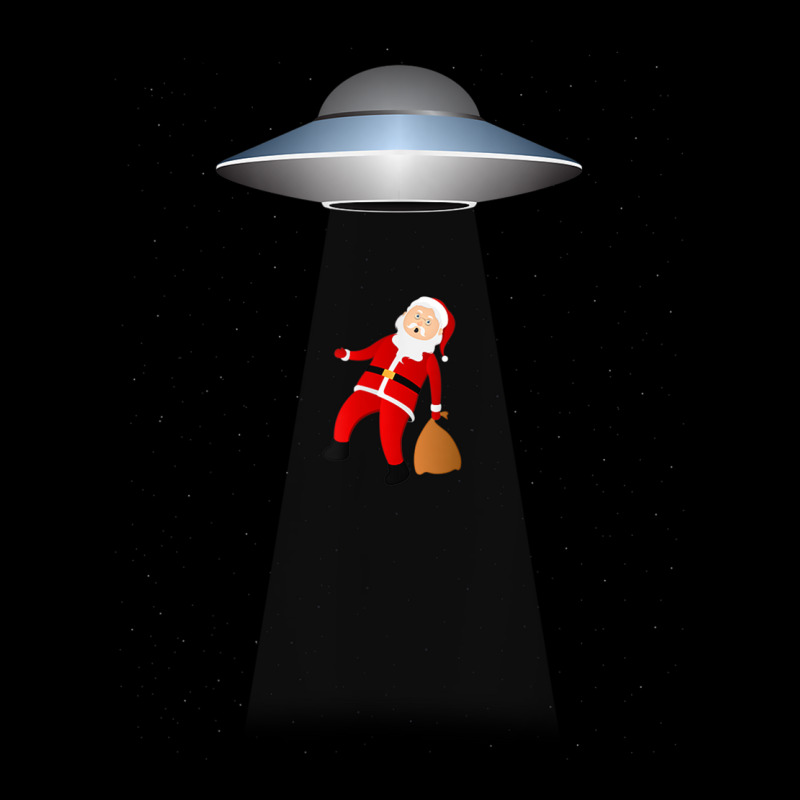 Funny Ufo Abducting Santa Christmas Rooftop Xmas T Graphic T-shirt by thurz | Artistshot