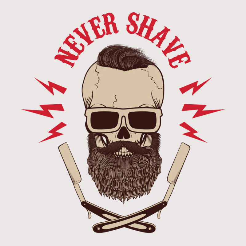 Never Shave Skull With Beard And Two Shaving Blade Pocket T-shirt | Artistshot