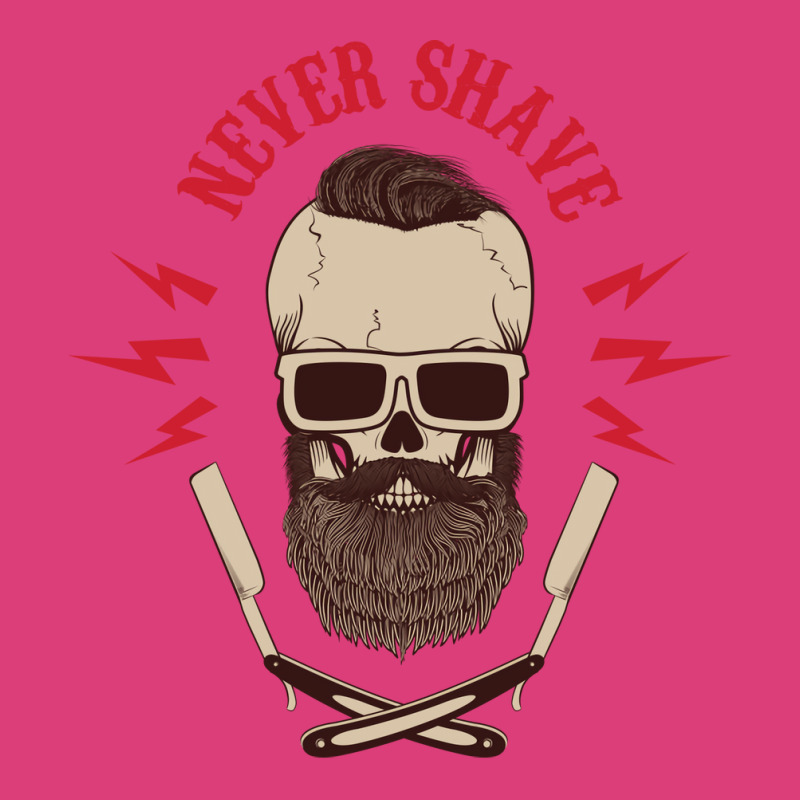 Never Shave Skull With Beard And Two Shaving Blade Unisex Hoodie | Artistshot