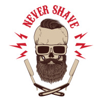 Never Shave Skull With Beard And Two Shaving Blade Men's T-shirt Pajama Set | Artistshot