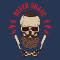 Never Shave Skull With Beard And Two Shaving Blade Men Denim Jacket | Artistshot