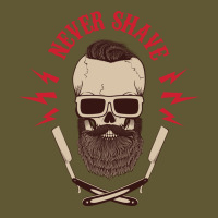 Never Shave Skull With Beard And Two Shaving Blade Vintage Short | Artistshot