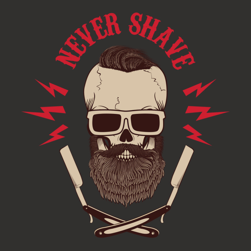 Never Shave Skull With Beard And Two Shaving Blade Champion Hoodie | Artistshot