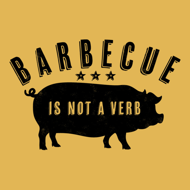 Barbecue Is Not A Verb Funny Southern Food Pork Bb Vintage Hoodie And Short Set by strosesimonsf | Artistshot