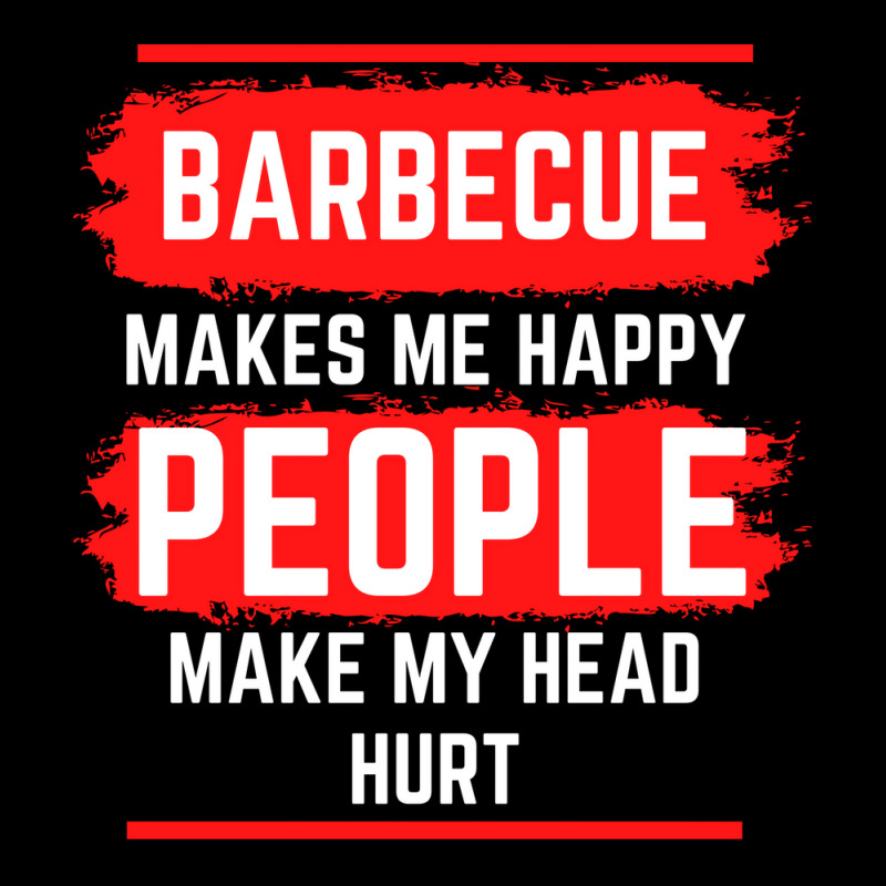 Barbecue Makes Me Happy People Make My Head Hurt B Men's 3/4 Sleeve Pajama Set by strosesimonsf | Artistshot