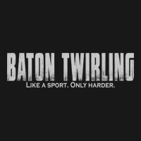 Baton Twirling Like A Sport Only Harder Majorette Flannel Shirt | Artistshot